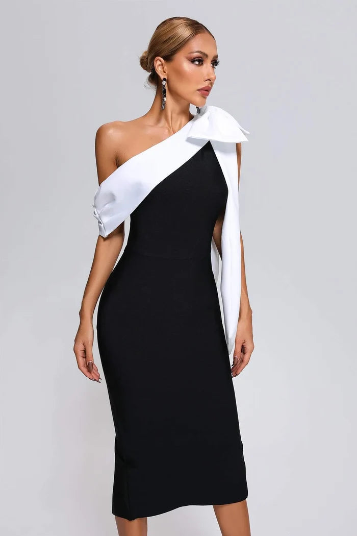 Zita Off Shoulder Party Dress